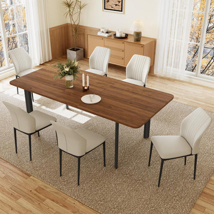 Ausziehbarer Esstisch mit 6 Stühlen – Modernes Esszimmer-Set
