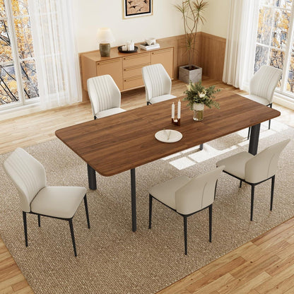 Ausziehbarer Esstisch mit 6 Stühlen – Modernes Esszimmer-Set