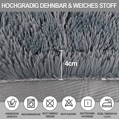 Stretch Stuhlhussen Set Dunkelgrau - 4er Pack für Esszimmer