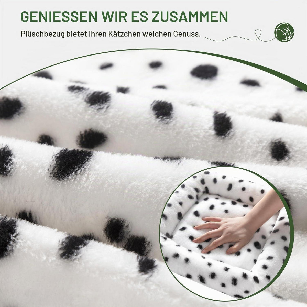 MUTICOR Kratzbaum Groß – 206 cm Kletterbaumhaus für Katzen