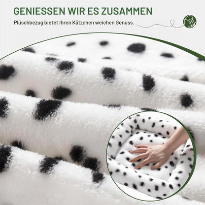 MUTICOR Kratzbaum Groß – 206 cm Kletterbaumhaus für Katzen