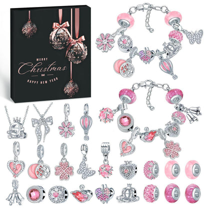 Adventskalender Schmuck Mädchen 2026 - Weihnachtsüberraschung für Kinder
