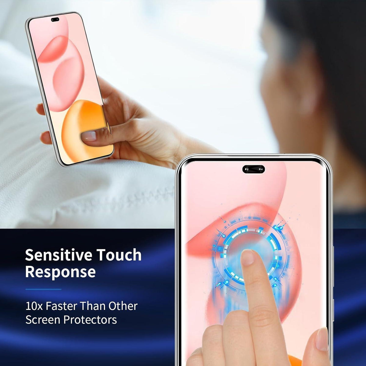 Panzerglasfolie für Honor 400 PRO 5G – 2x Displayschutz + 2x Kamera