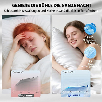 Seidenkissenbezug 80x80 - Maulbeerseide für Haut & Haar