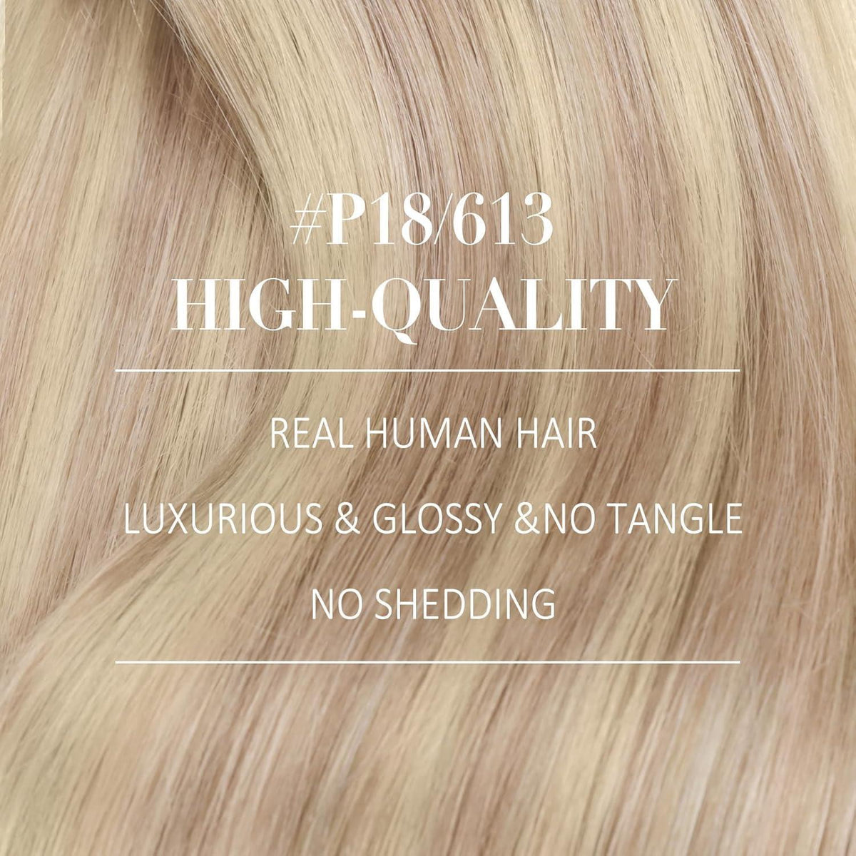 Blond Clip-in Echthaar Extensions 50cm – 150g
