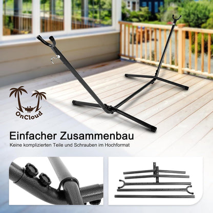 Hängemattengestell 2,8m – Robust & Wetterfest bis 200 kg