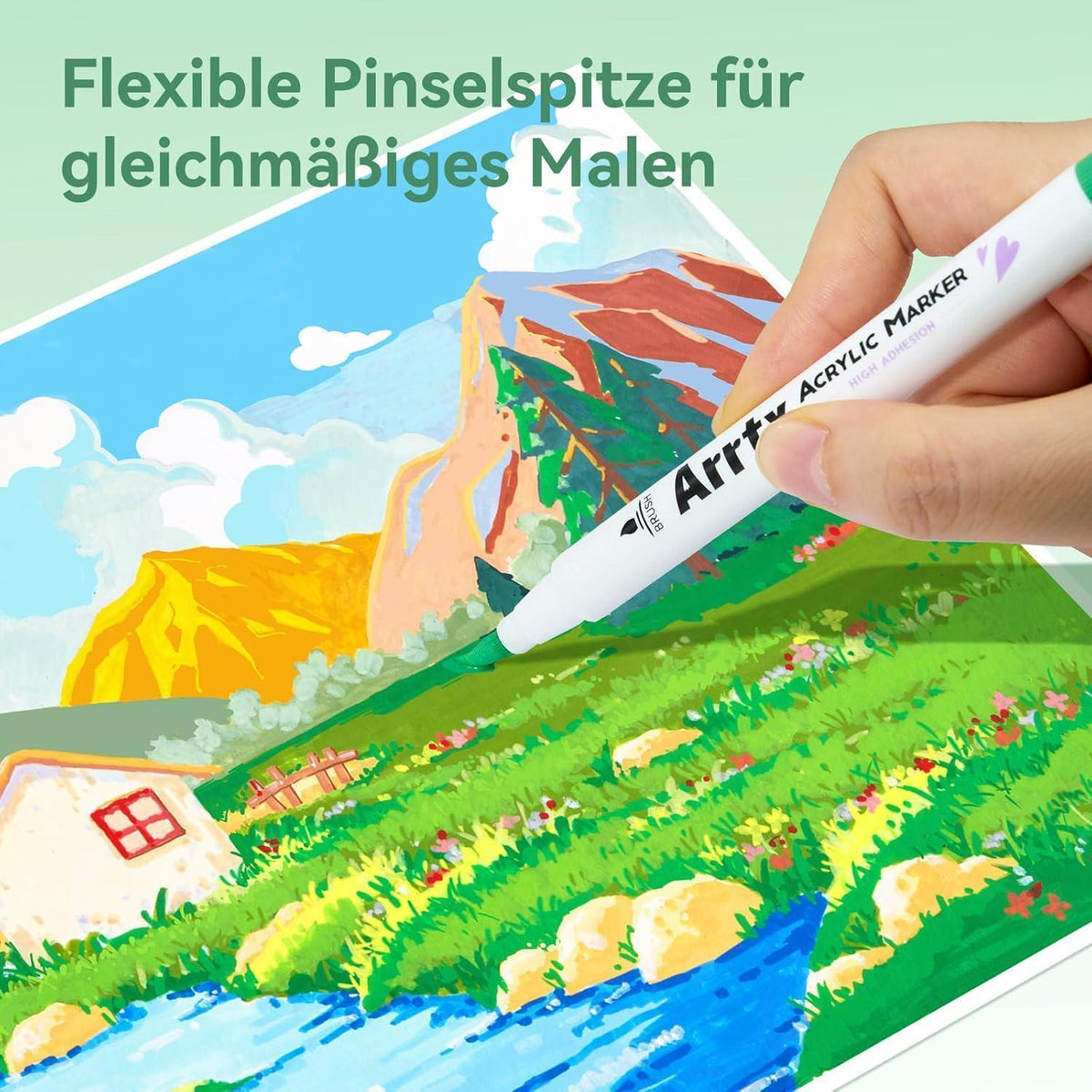 Acrylmarker Set 90 Farben – Wasserfest & Vielseitig