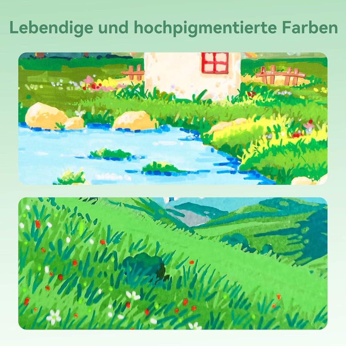 Acrylmarker Set 90 Farben – Wasserfest & Vielseitig