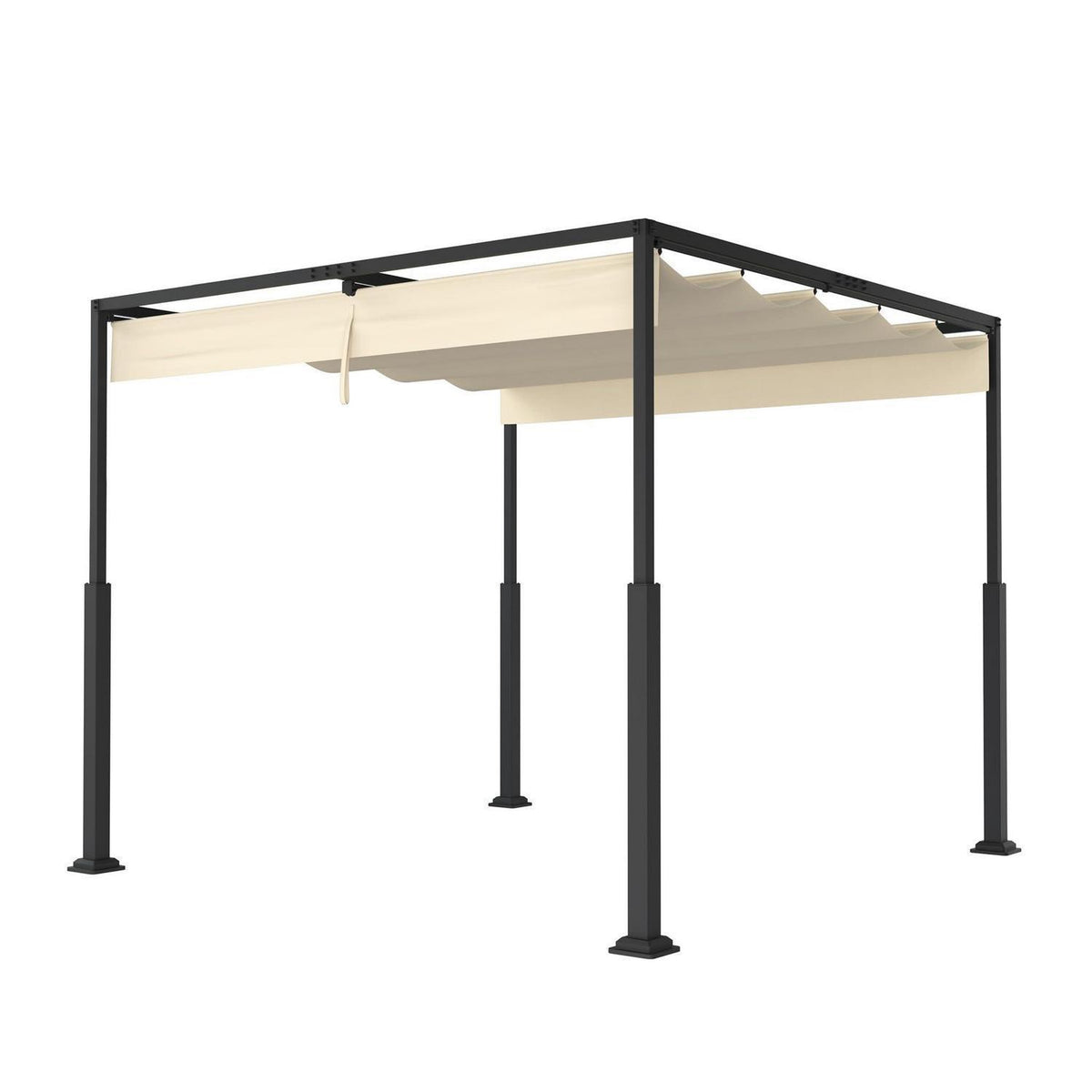 Pergola 3x3m – Terrassenüberdachung, Wasserdicht & Stabil
