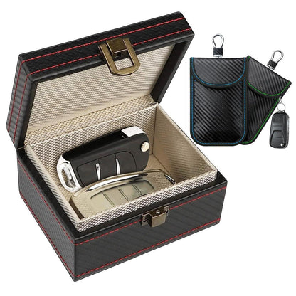 Keyless Go Schlüsselbox mit Signalblocker Schwarz