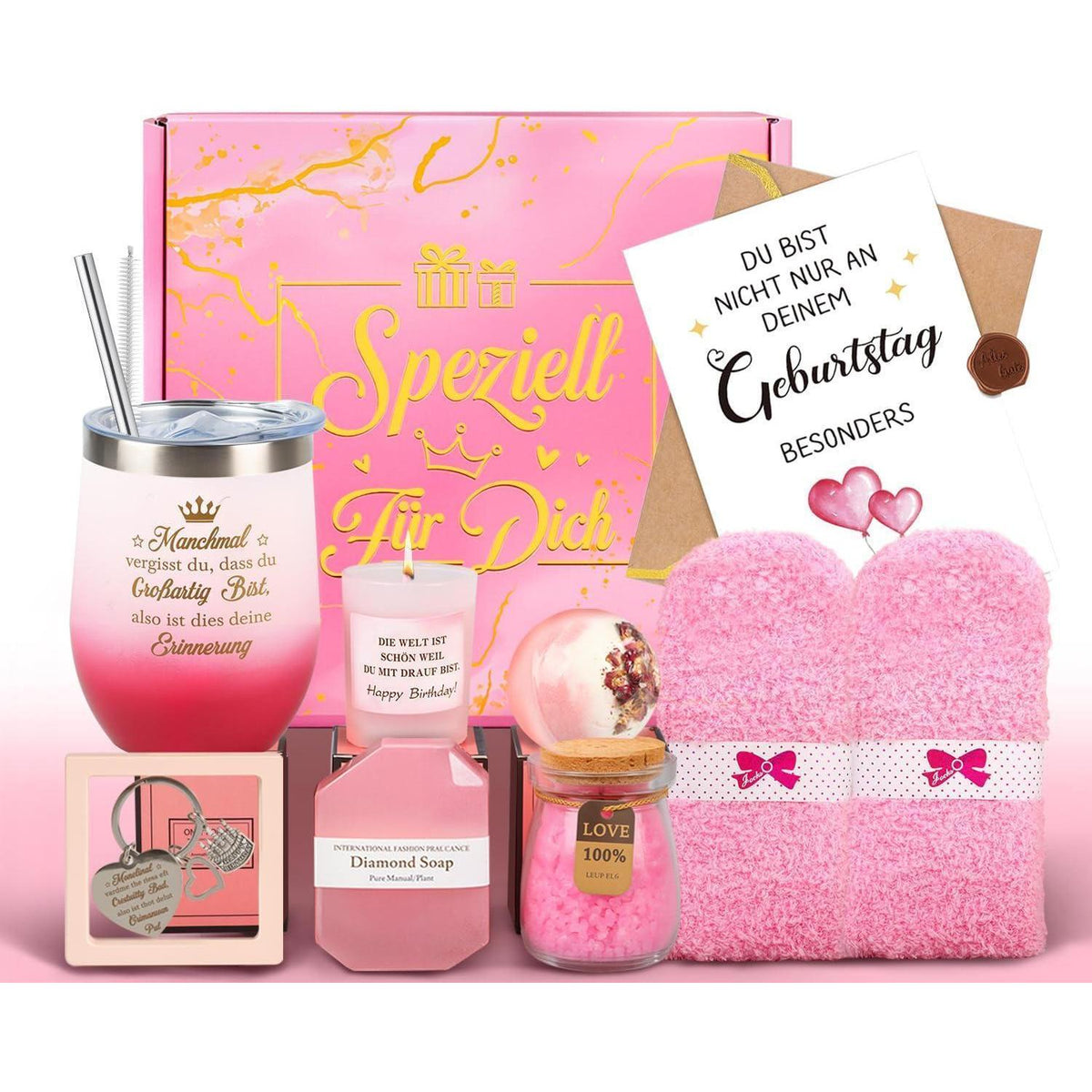 Geburtstagsgeschenkset für Frauen – Wellness & Spa Geschenkbox