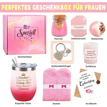 Geburtstagsgeschenkset für Frauen – Wellness & Spa Geschenkbox