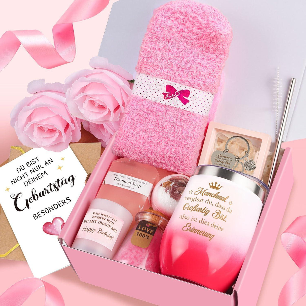 Geburtstagsgeschenkset für Frauen – Wellness & Spa Geschenkbox