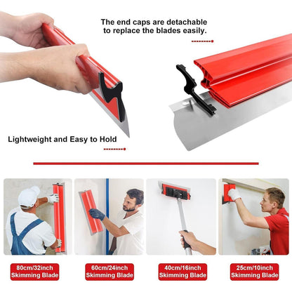 Trockenbau Spachtel Set mit Koffer | 4 Größen + Zubehör