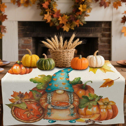 Herbst Tischläufer Ahornblätter 40x240cm – Waschbar & Wiederverwendbar