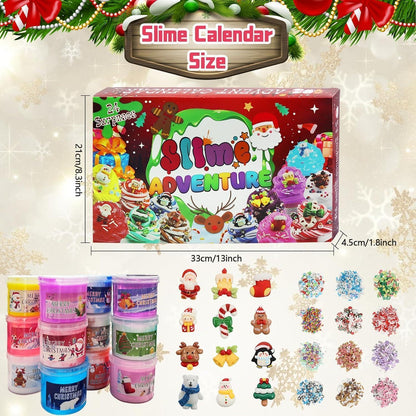 Schleim Adventskalender 2026 für Kinder – 24 Tage Weihnachtsüberraschungen