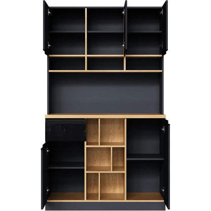 Moderner Küchenschrank mit verstellbaren Regalen & Kippschutz