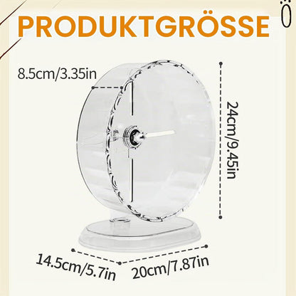 Super-leises Hamsterrad Ø24cm – Rutschfest & Einstellbar