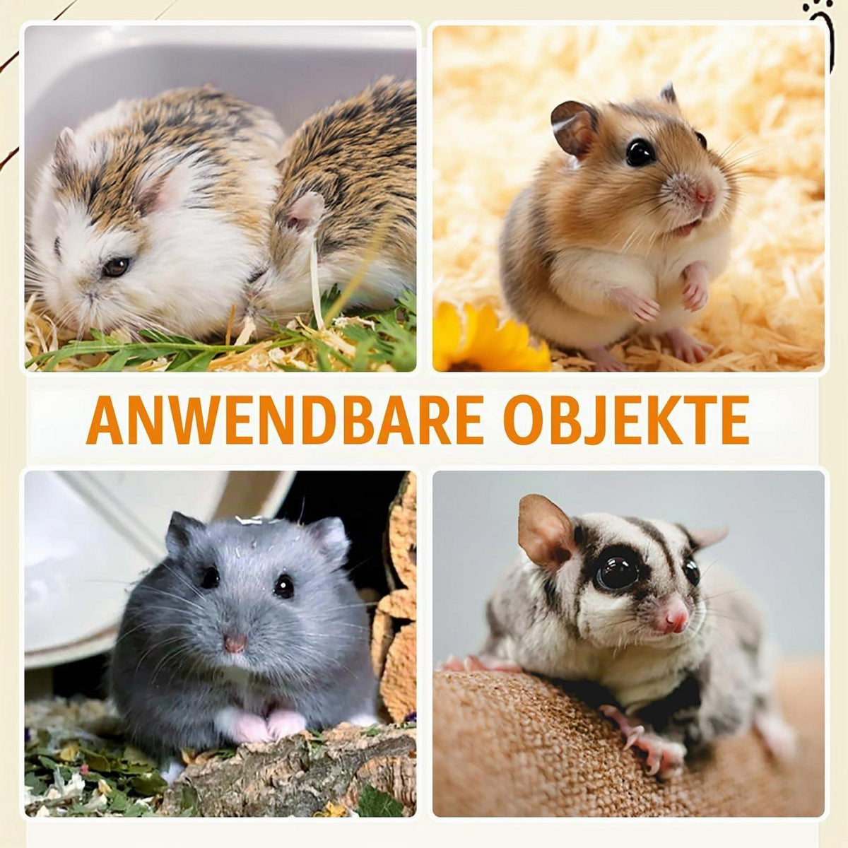 Super-leises Hamsterrad Ø24cm – Rutschfest & Einstellbar