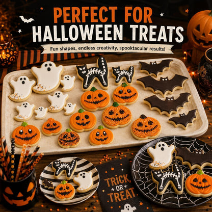Halloween Ausstechformen Set Edelstahl 12-teilig