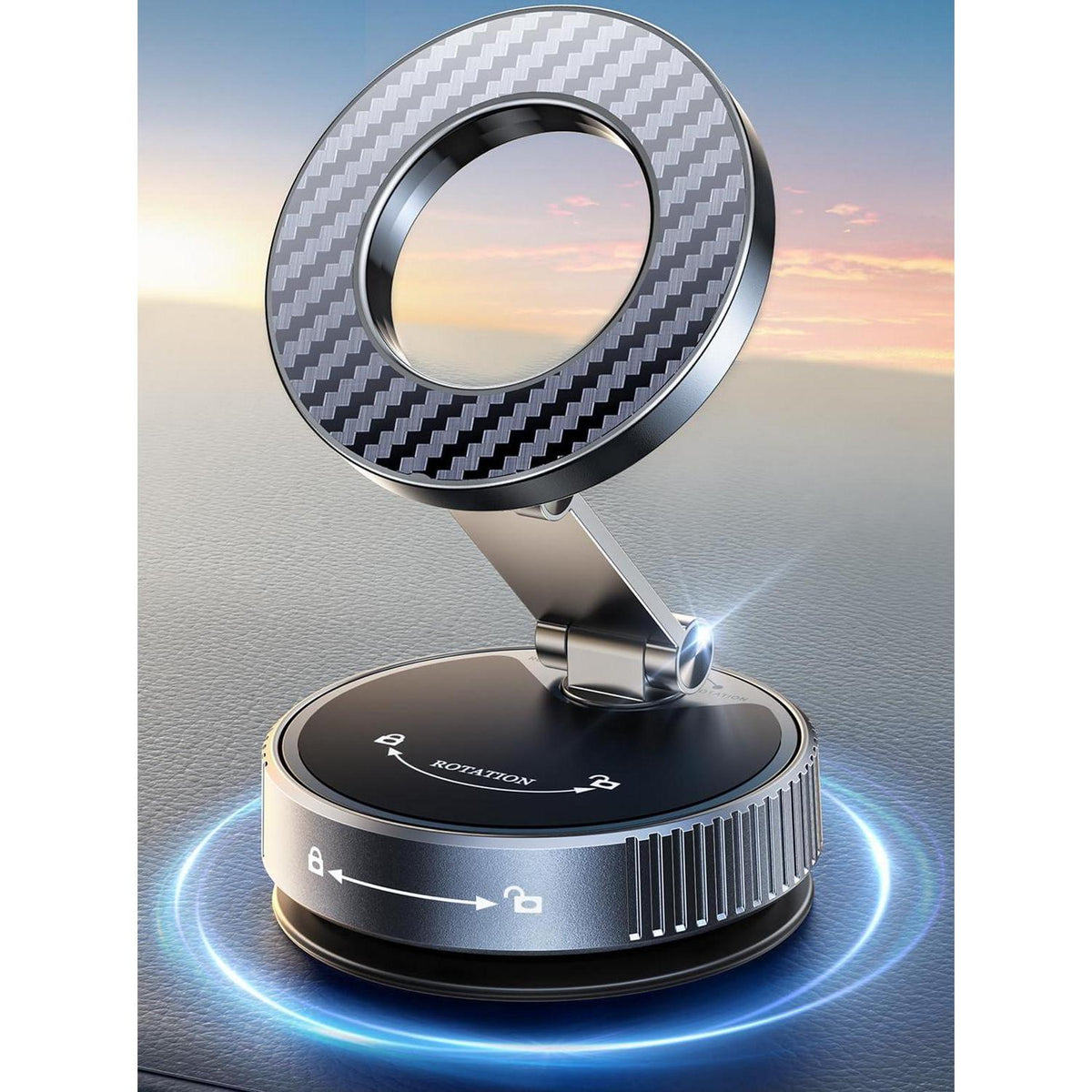 Magnetischer Handyhalter für Auto mit starkem Vakuum