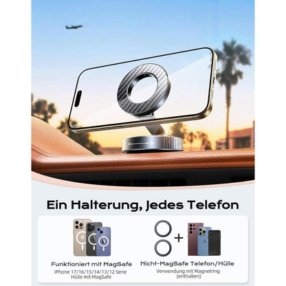 Magnetischer Handyhalter für Auto mit starkem Vakuum
