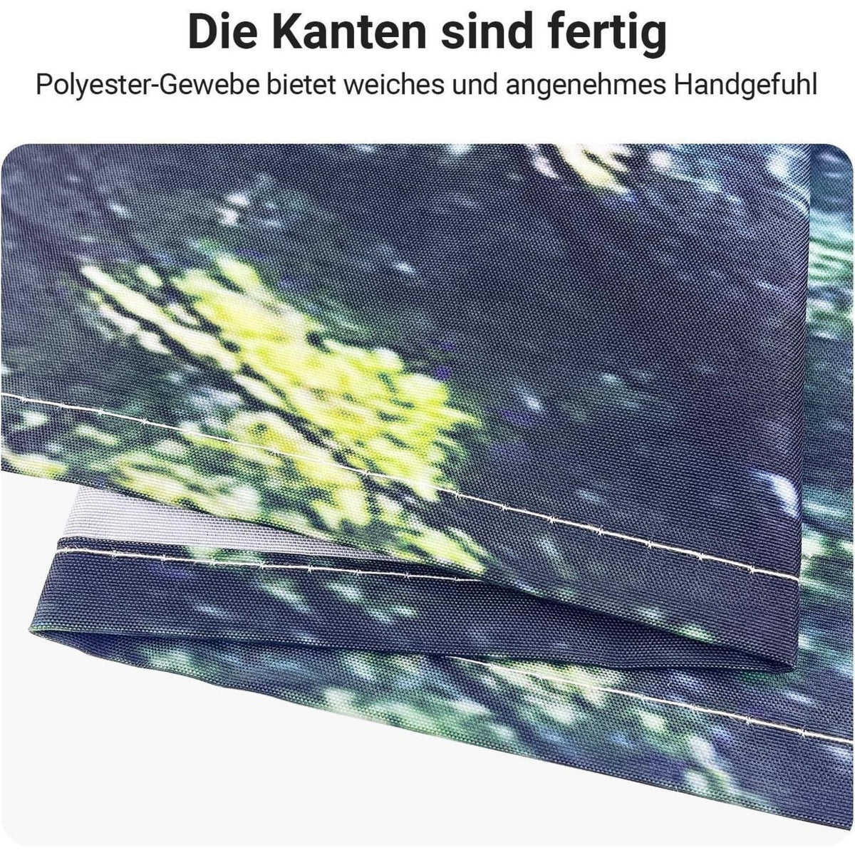 Duschvorhang 150x200 cm Wald Dschungel, Wasserabweisend, Beschwerter Saum
