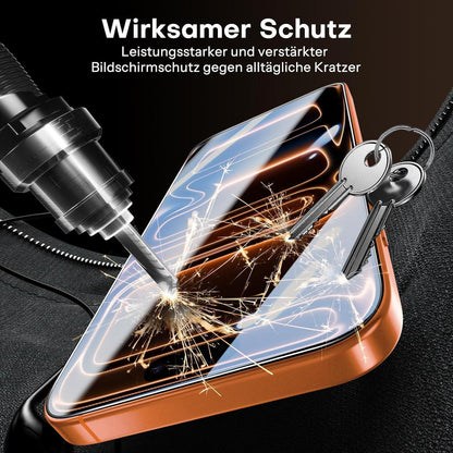 Displayschutzfolie für iPhone 17 Pro Max, 3er-Pack mit Kameraschutz