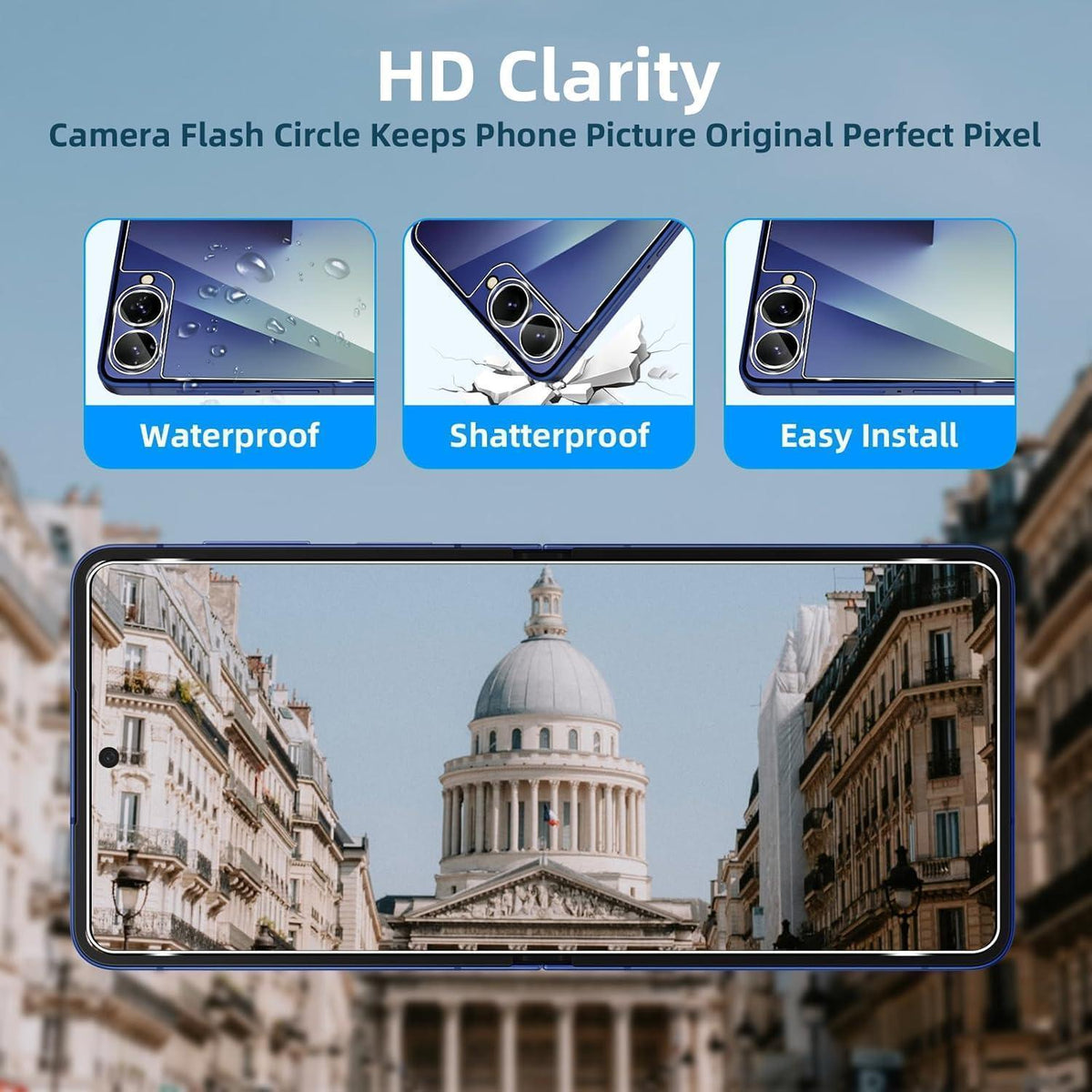 Displayschutzfolie Samsung Galaxy Z Flip 7 – Panzerglas & Hydrogel