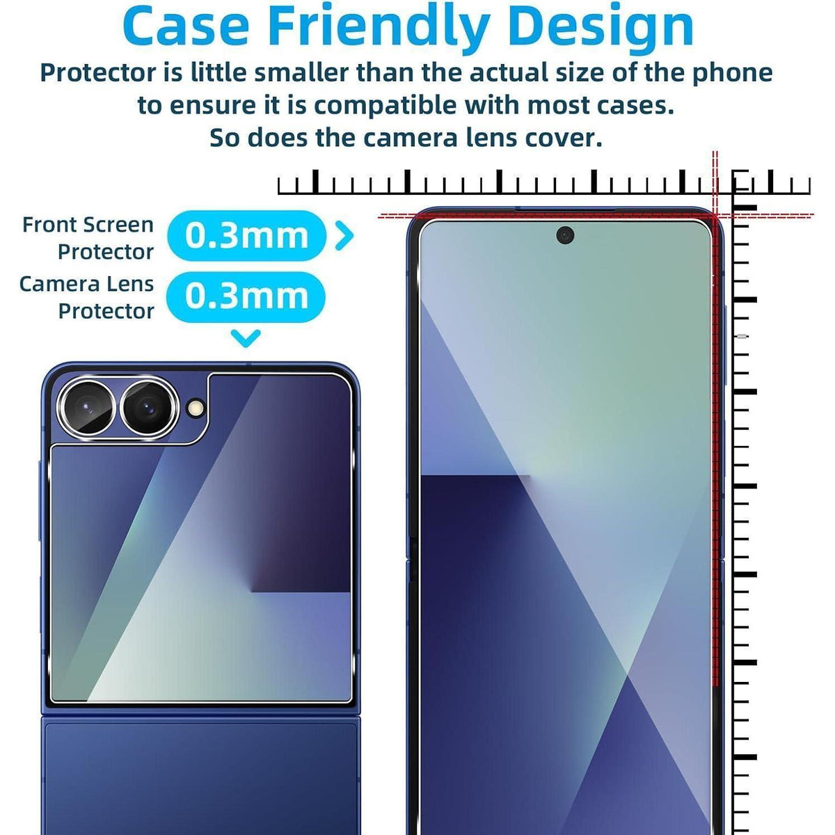 Displayschutzfolie Samsung Galaxy Z Flip 7 – Panzerglas & Hydrogel