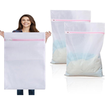 2 Wäschesäcke Groß 90x110cm – Robust & Vielseitig