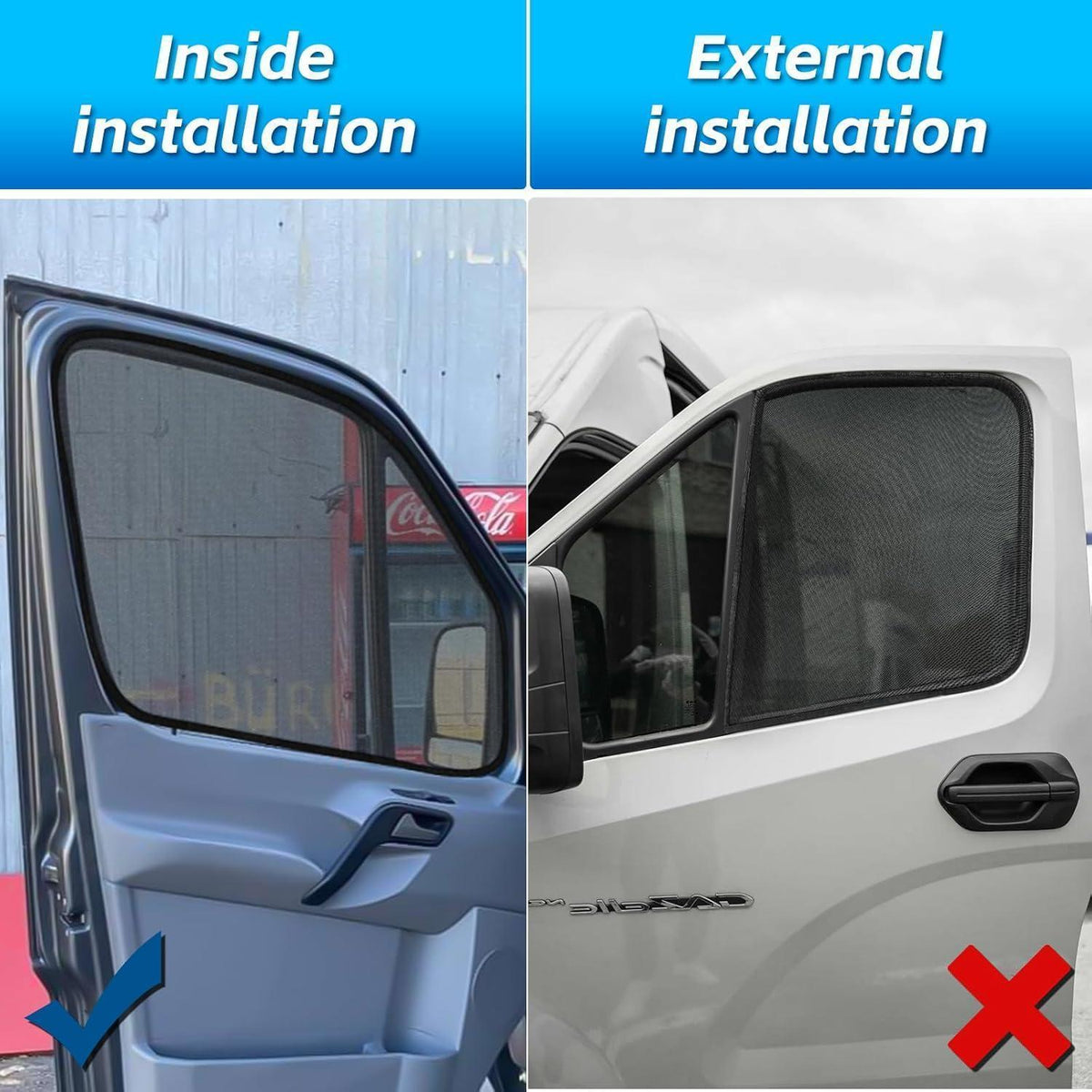 Insektenschutzgitter für Renault Trafic/Vivaro 2014-2025