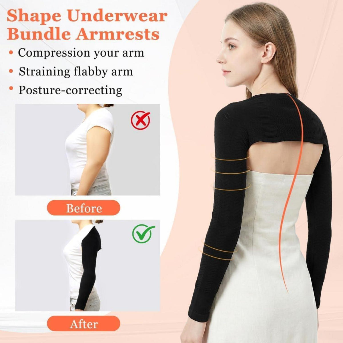 Elastischer Armformer mit Haltungskorrektur & UV-Schutz