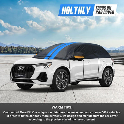 Halbgarage SUV Winter Schutzplane Schnee Regen Staub