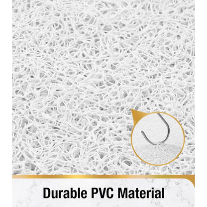 Rutschfeste Badewannenmatte 88x40cm – Weiche PVC Luffa Matte