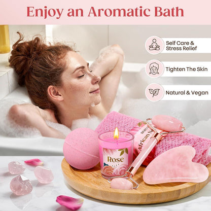 Entspannendes Wellness Geschenkset für Frauen | SPA & Badebomben