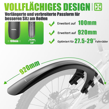 MTB Schutzblech Set 27,5/29 Zoll – Robuster Spritzschutz