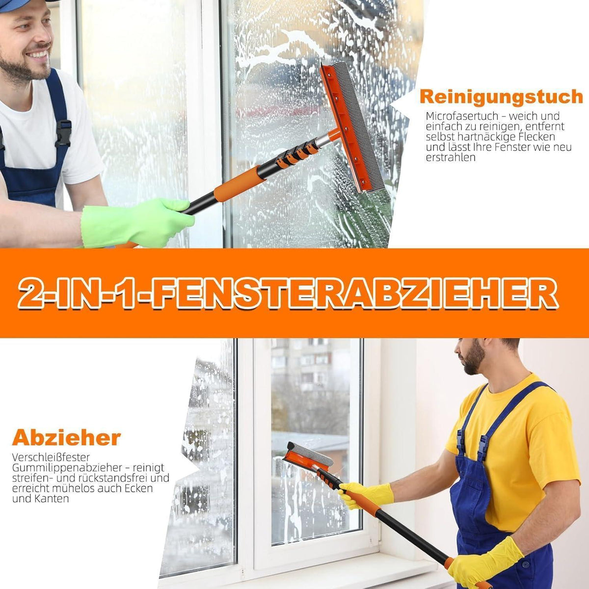 3,6m Teleskop Autowaschbürste Set mit Zubehör