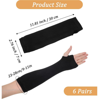 6er-Pack Armstulpen mit Daumenloch – Schutz für Armgips
