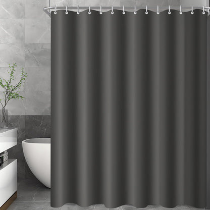 Duschvorhang 150x180 cm Dunkelgrau, Antischimmel & Wasserabweisend