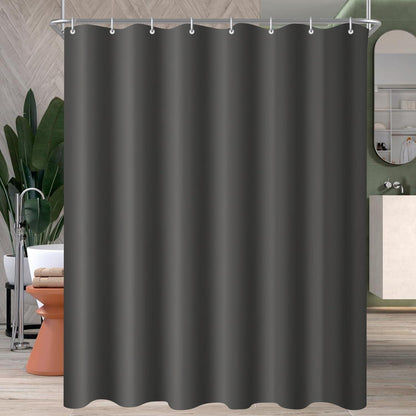 Duschvorhang dunkelgrau 80x180 cm | Antischimmel & Wasserabweisend