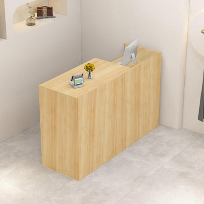 Rezeptionstheke Holz mit Stauraum – 180 cm Langer Kassentisch