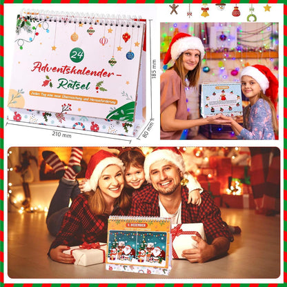 Adventskalender Rätsel für Erwachsene & Kinder – 24 knifflige Spiele
