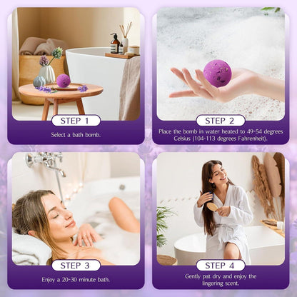 Adventskalender 2026 Frauen: 24 Duft-Badebomben für Spa-Zeit