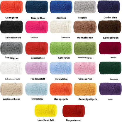 T-Shirt Garn 400g – Chunky Häkelgarn für Körbe & DIY Projekte Schwarz