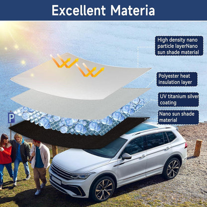 Windschutzscheiben Sonnenschutz VW Tiguan II Allspace 2017-2024