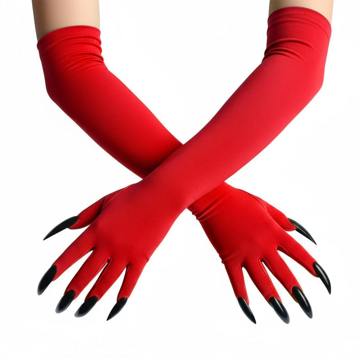 Kostümhandschuhe mit langen Krallen für Halloween & Cosplay