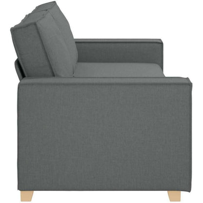 3-Sitzer Sofa Dunkelgrau, 180 cm – Bequemes Polstersofa