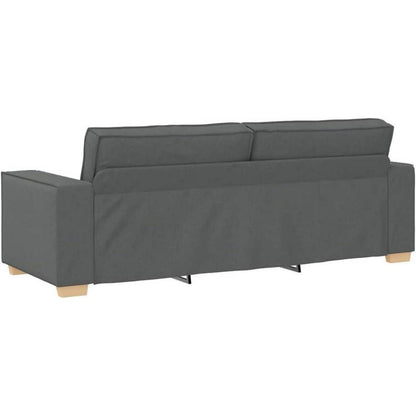 3-Sitzer Sofa Dunkelgrau, 180 cm – Bequemes Polstersofa