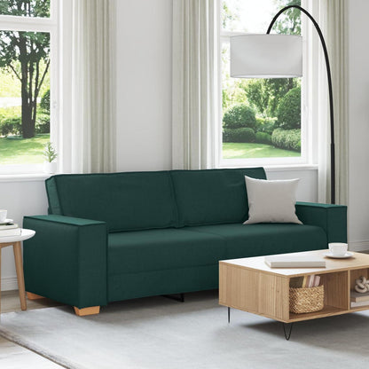 3-Sitzer Sofa Dunkelgrün, 180 cm – Modernes Wohnzimmer Sofa